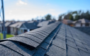 top of a residential roof