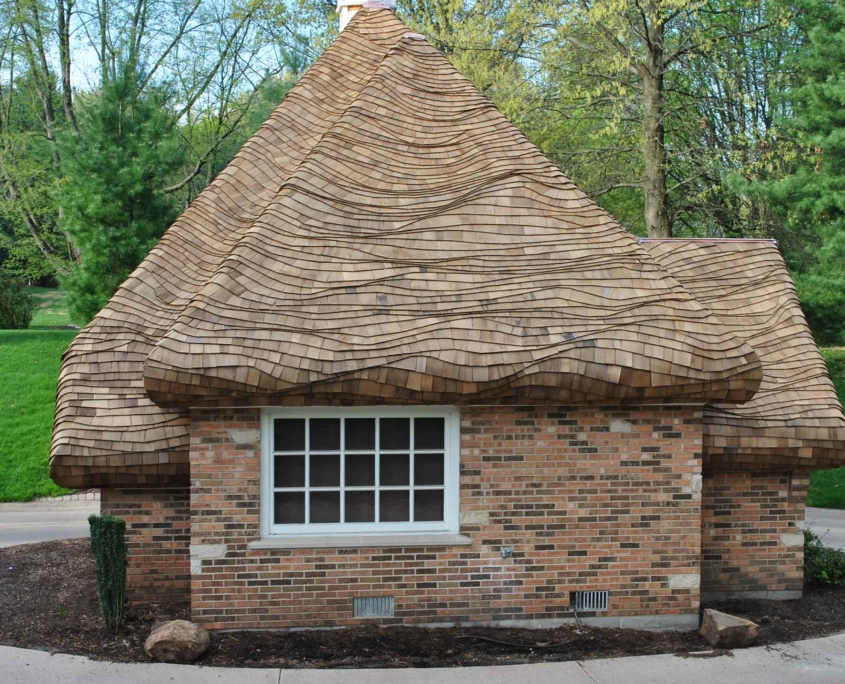 Custom Cedar Shake With Steam Vent Shingles