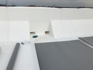 Installing TPO On Angled Walls